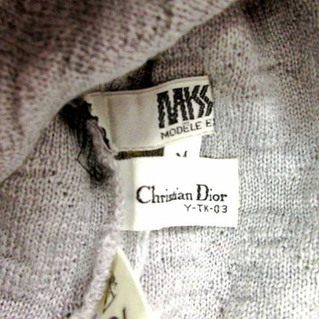 Christian Dior(クリスチャンディオール)のミスディオール ヴィンテージ 長袖 ニット セーター タートル グレー OKZ レディースのトップス(ニット/セーター)の商品写真