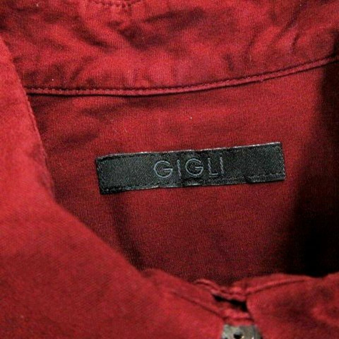 ジリ GIGLI セットアップ ブラウス ロング スカート 38 赤 ■GY09 レディースのフォーマル/ドレス(スーツ)の商品写真