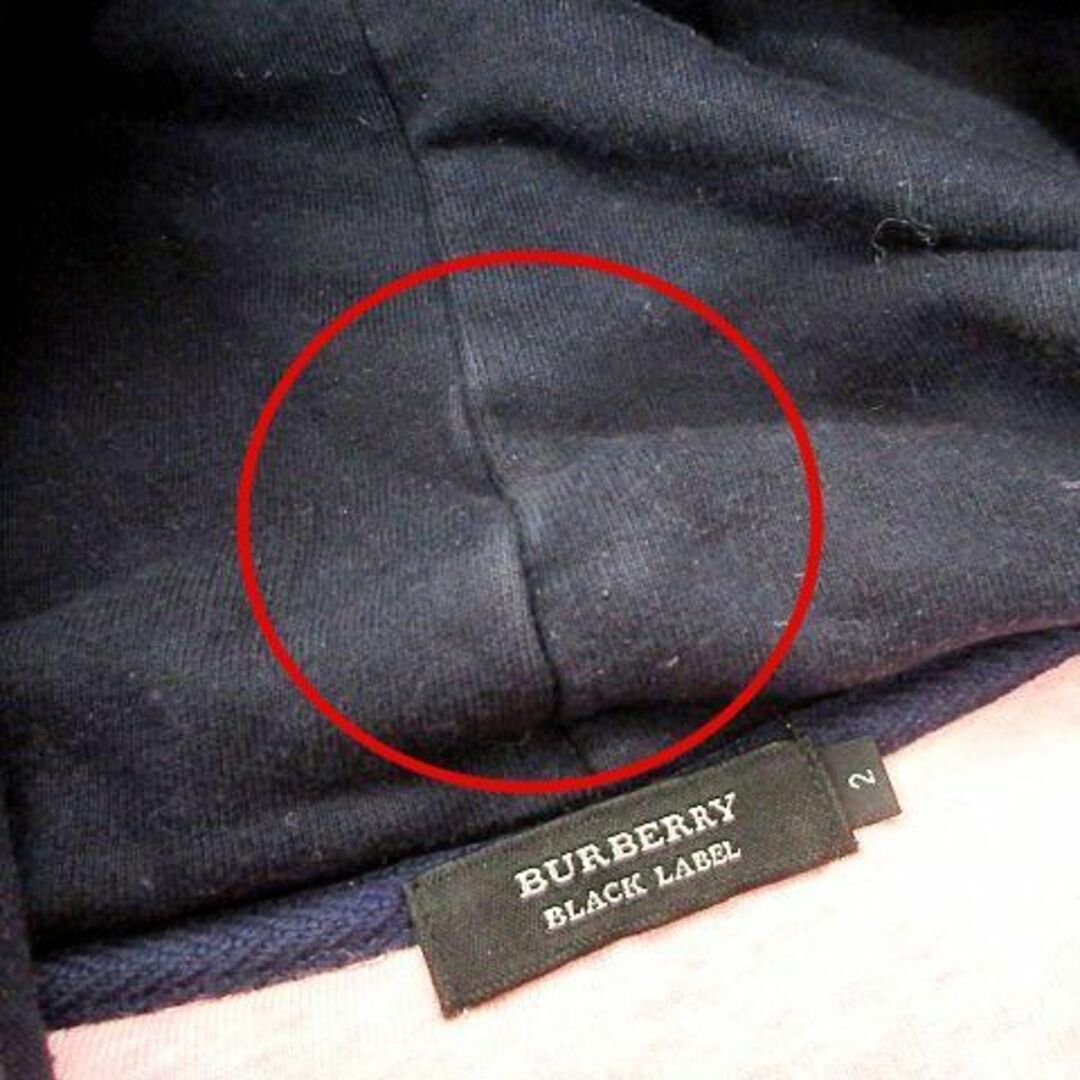 BURBERRY BLACK LABEL - バーバリーブラックレーベル ジップ BURBERRY BLACK LABEL - バーバリーブラックレーベル ジップ