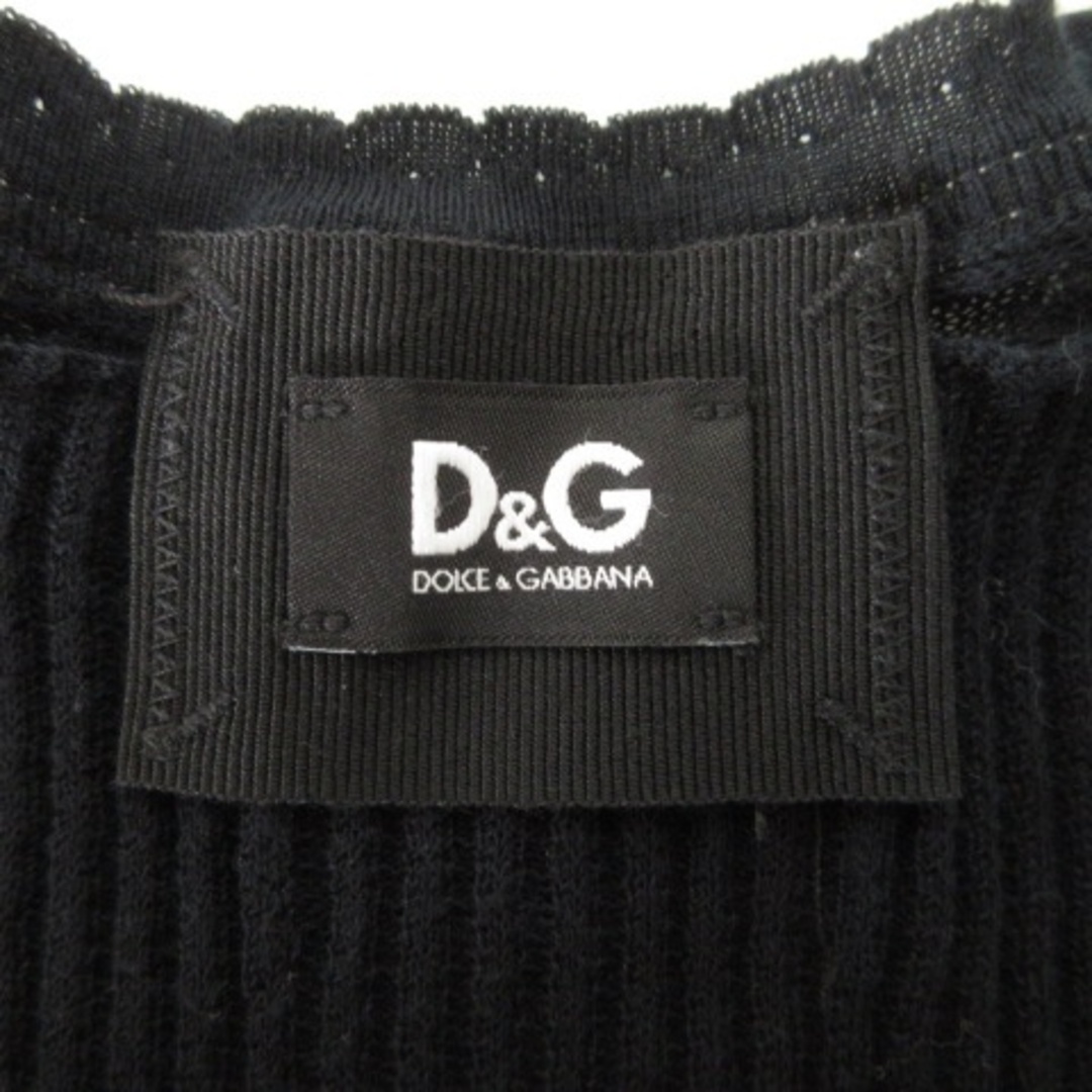 D&G(ディーアンドジー)のディー&ジー ドルチェ&ガッバーナ アンサンブルニット 38 紺■GY09 レディースのトップス(アンサンブル)の商品写真