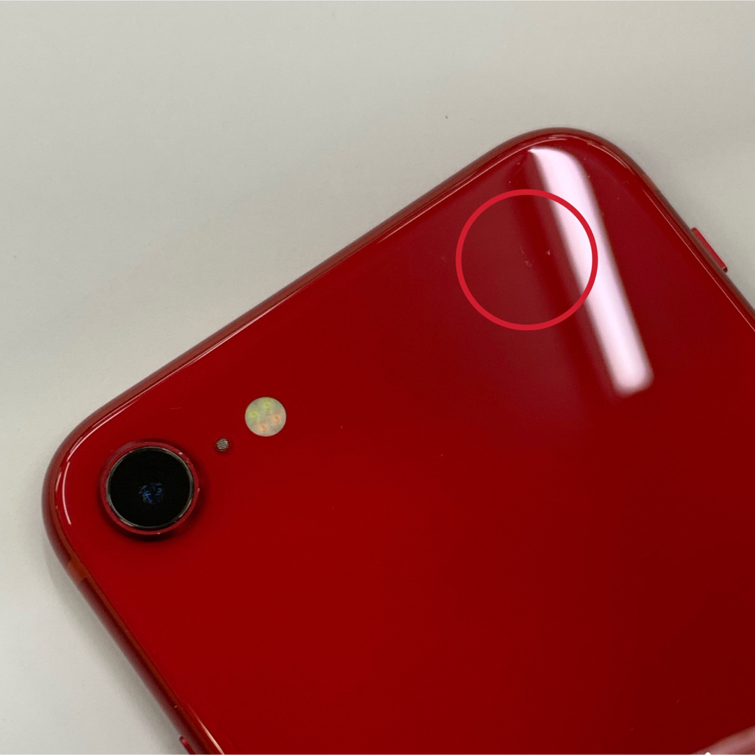 iPhone SE2 64GB Red 訳あり品　ソフトバンクスマートフォン本体