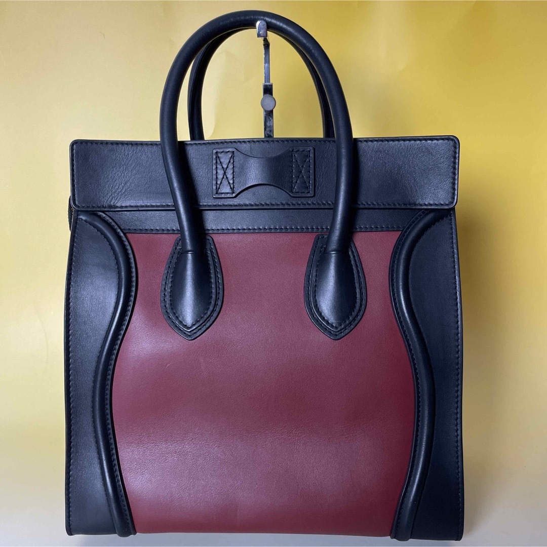 celine(セリーヌ)のCeline 美品 ラゲージ マルチ レザー スエード  ハンドバッグ セリーヌ レディースのバッグ(ハンドバッグ)の商品写真