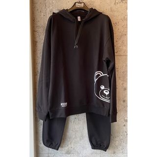 MOSCHINO - MOSCHINO モスキーノ  セットアップ  ベアー  ブラック XL M