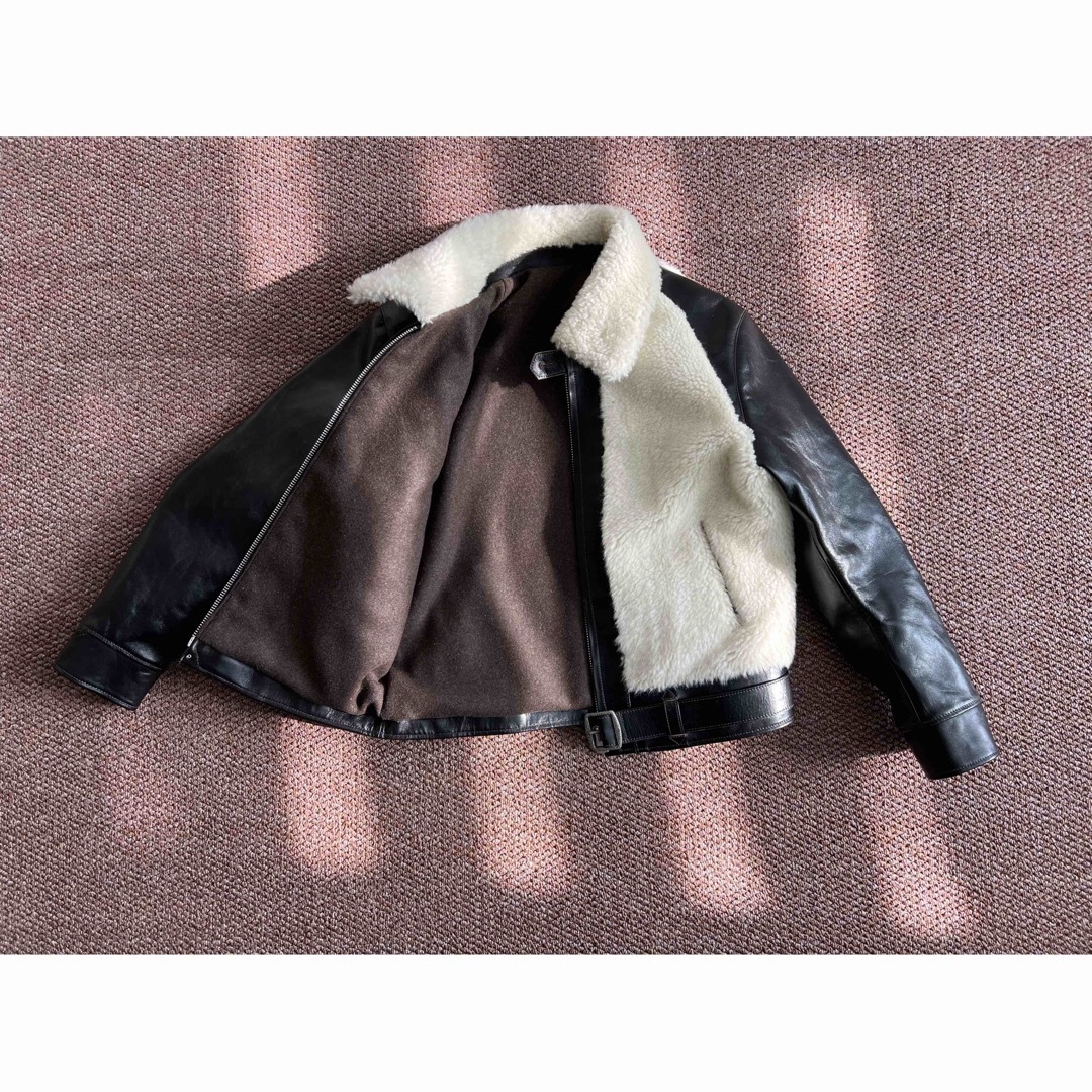 別注品　グリズリージャケット　熊ジャン　茶芯ホースハイド　オリジナル　XL メンズのジャケット/アウター(レザージャケット)の商品写真