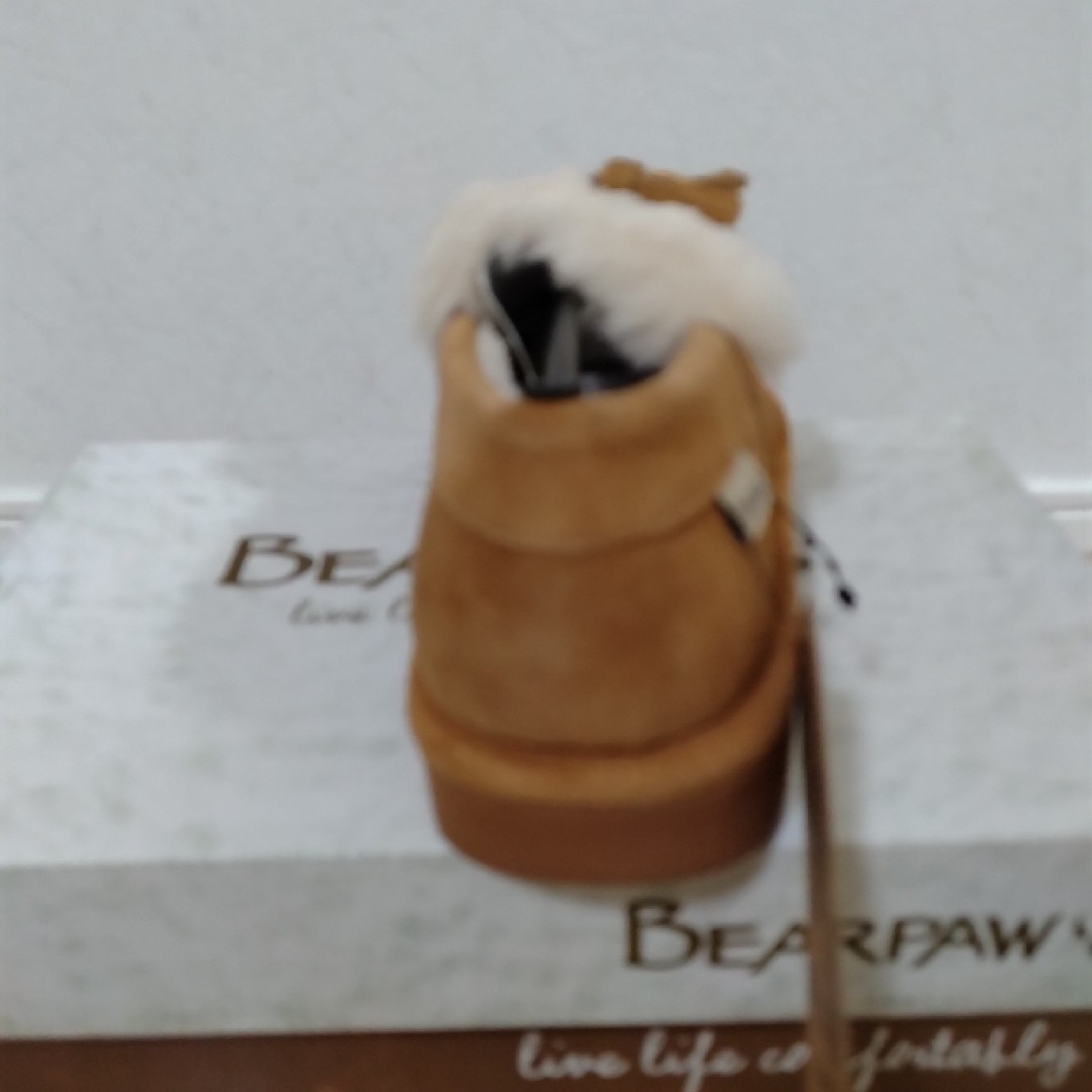 BEARPAW(ベアパウ)のベアパウ BEARPAW タッセル付シープスキンスリッポン レディースの靴/シューズ(スリッポン/モカシン)の商品写真