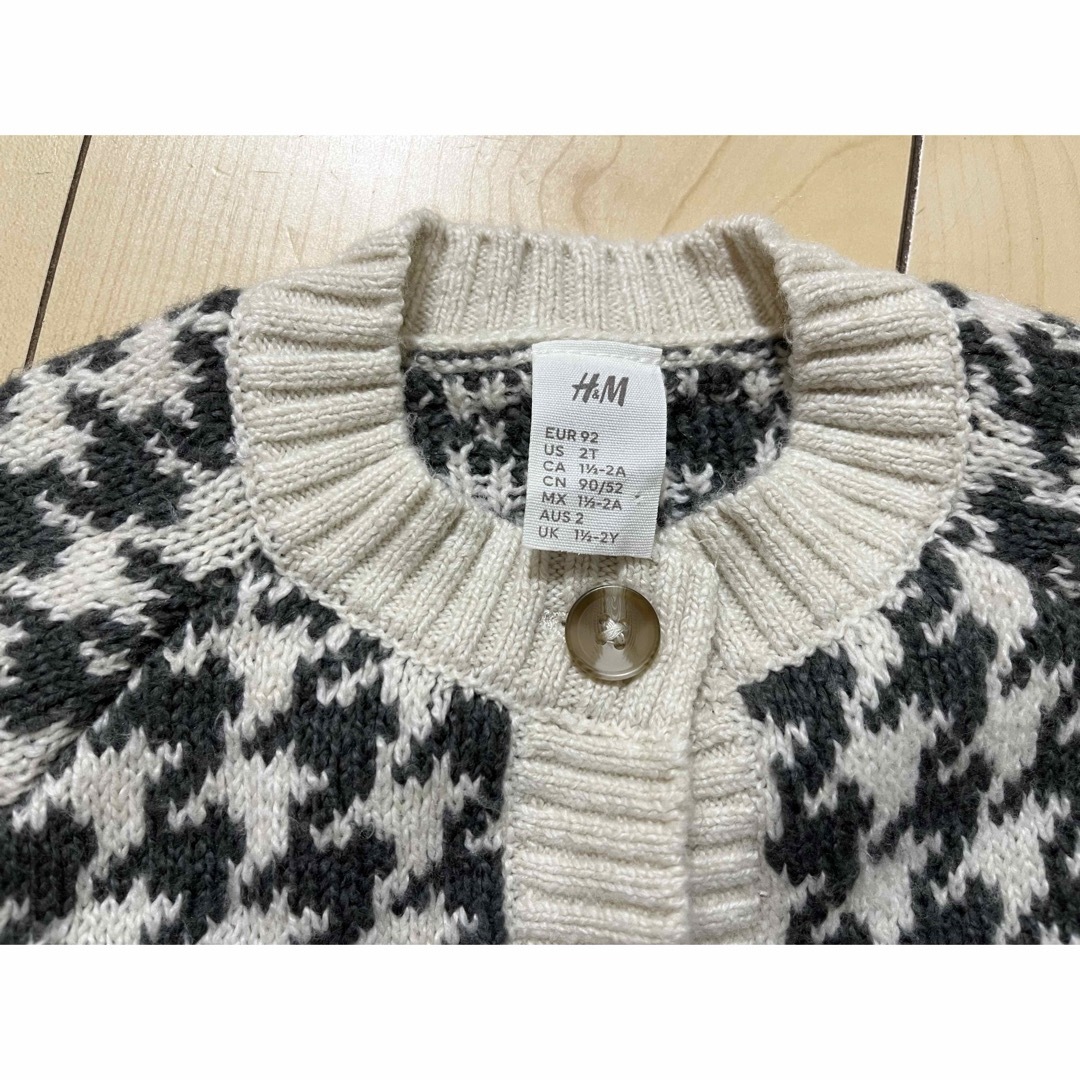 H&M(エイチアンドエム)のニット キッズ/ベビー/マタニティのキッズ服女の子用(90cm~)(ニット)の商品写真