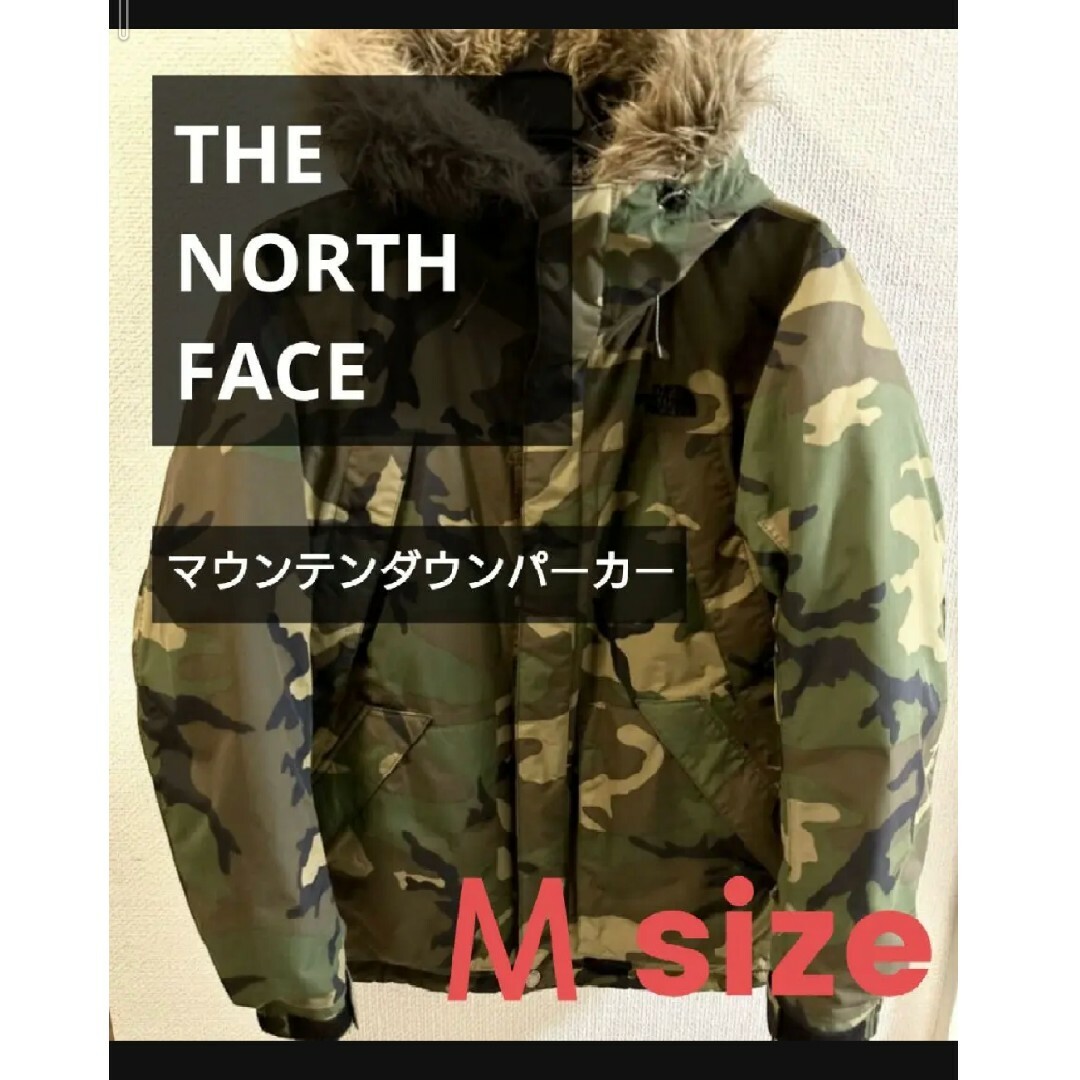 メンズTHE NORTH FACE　ノースフェイス　マウンテン　ダウンジャケット 迷彩