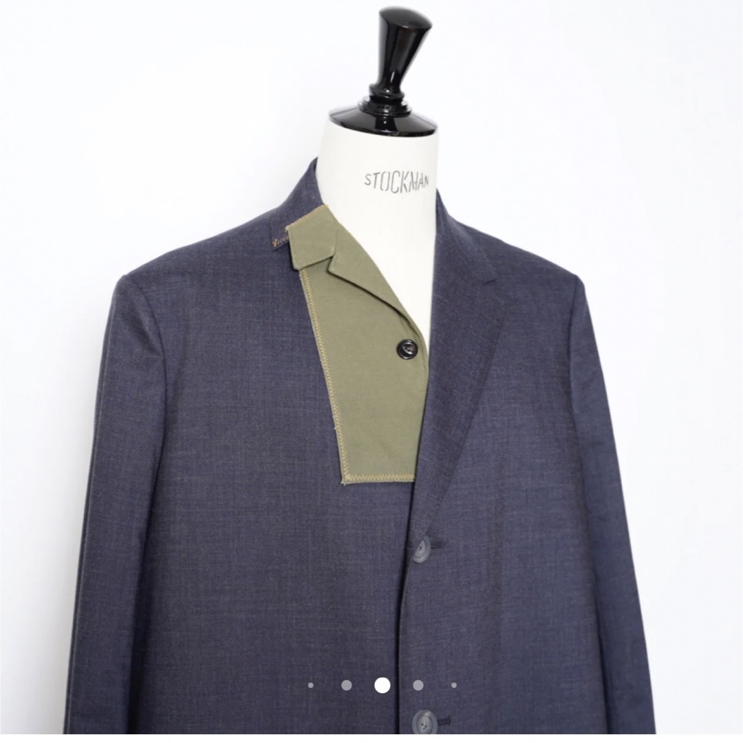 kolor(カラー)のkolor ステンカラードッキングチェスターコート　 メンズのジャケット/アウター(チェスターコート)の商品写真