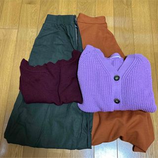 ジーユー(GU)のGU、ユニクロ レディース服 4点 まとめ売り(その他)