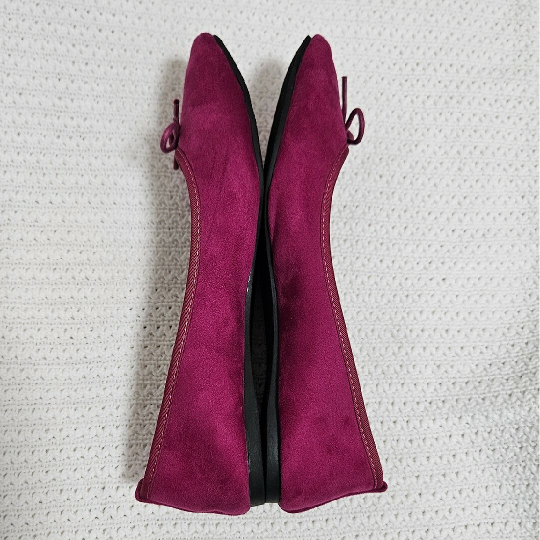 AmiAmi(アミアミ)のレディース バレエシューズ パンプス 低反発インソール シンプル リボン レディースの靴/シューズ(バレエシューズ)の商品写真