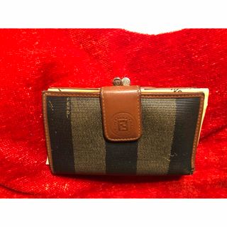 FENDI - 新品 フェンディ FENDI 2つ折り財布 FF スクエアード サンド