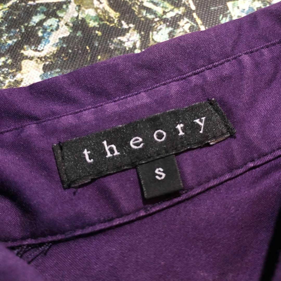 theory(セオリー)の【美品】セオリー-theory-シャツブラウス サイズS レディースのトップス(シャツ/ブラウス(半袖/袖なし))の商品写真