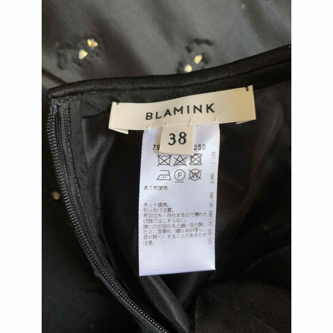 BLAMINK(ブラミンク)のblamink 2023AW 人気シアージャガードブラウス38新品 レディースのトップス(シャツ/ブラウス(長袖/七分))の商品写真