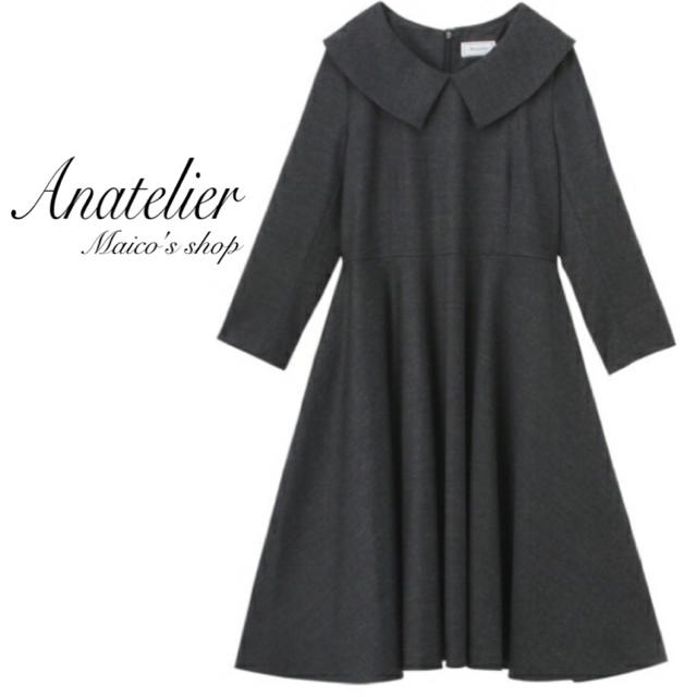 anatelier(アナトリエ)の美品♡アナトリエ♡ビッグカラーワンピ フォクシー トッカ レディースのワンピース(ひざ丈ワンピース)の商品写真