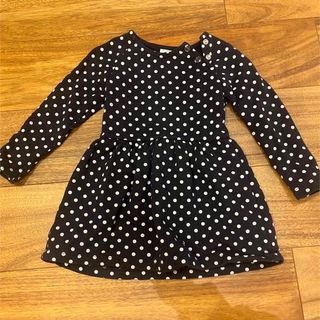 プチバトー(PETIT BATEAU)のプチバトー　長袖ワンピース　4ans 104cm(ワンピース)