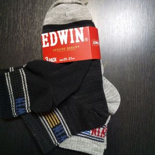 エドウィン(EDWIN)のEDWINソックス３足組size25-27cm(ソックス)