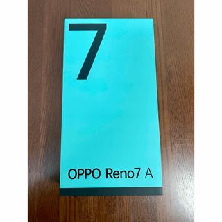 オッポ(OPPO)のOPPO Reno7 A スターリーブラック　128G(スマートフォン本体)