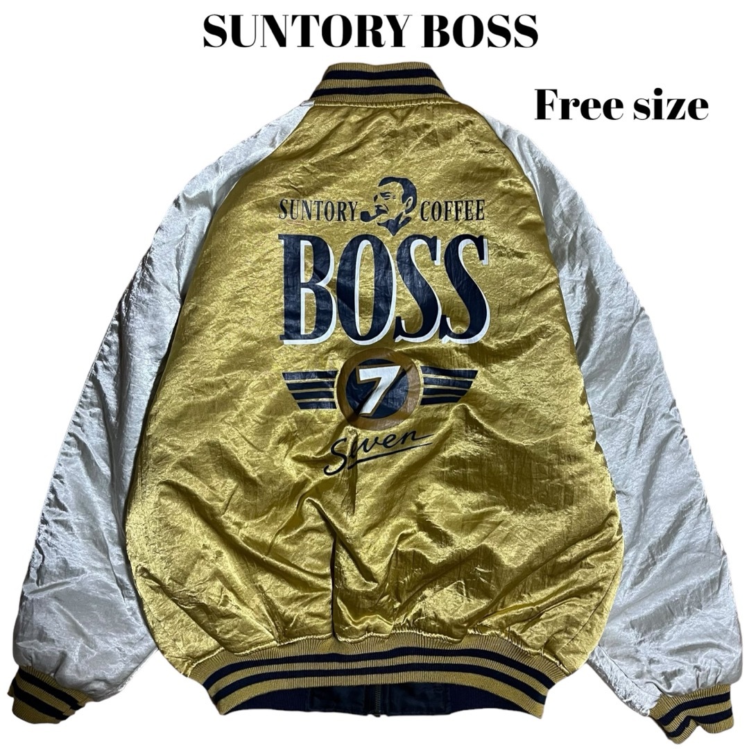 革ジャン★BOSS★非売品  Lサイズ　フライトジャケット レザー ボスジャン