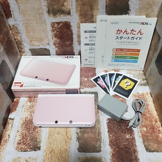 ニンテンドー3DS(ニンテンドー3DS)のニンテンドー3DS LL ピンク×ホワイト【美品】(携帯用ゲーム機本体)