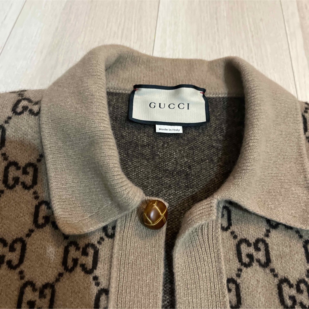 Gucci(グッチ)のGUCCI カシミア混　カーディガン メンズのトップス(カーディガン)の商品写真