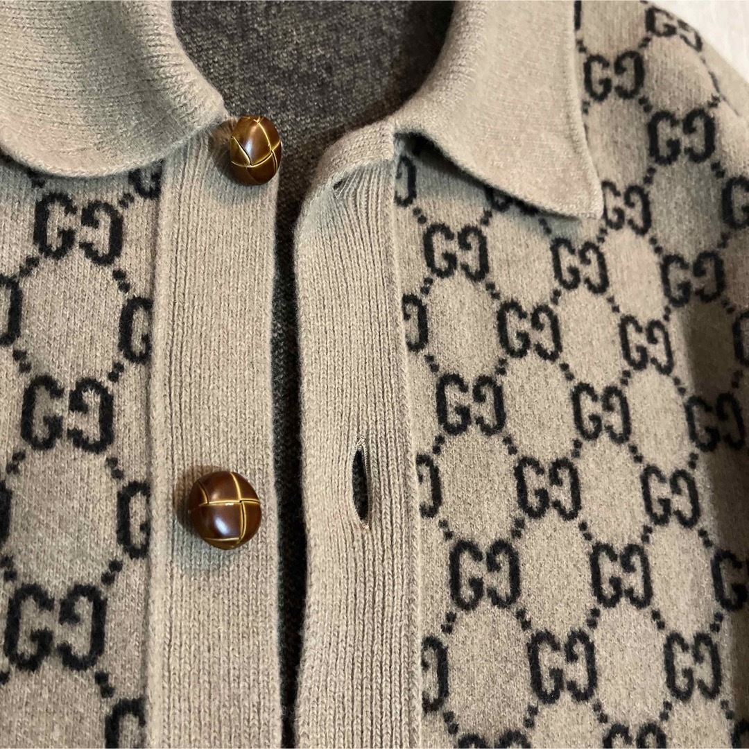 Gucci(グッチ)のGUCCI カシミア混　カーディガン メンズのトップス(カーディガン)の商品写真