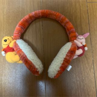 クマノプーサン(くまのプーさん)のディズニーランド ディズニー プーさん ピグレット 耳あて 人形 カチューシャ(キャラクターグッズ)