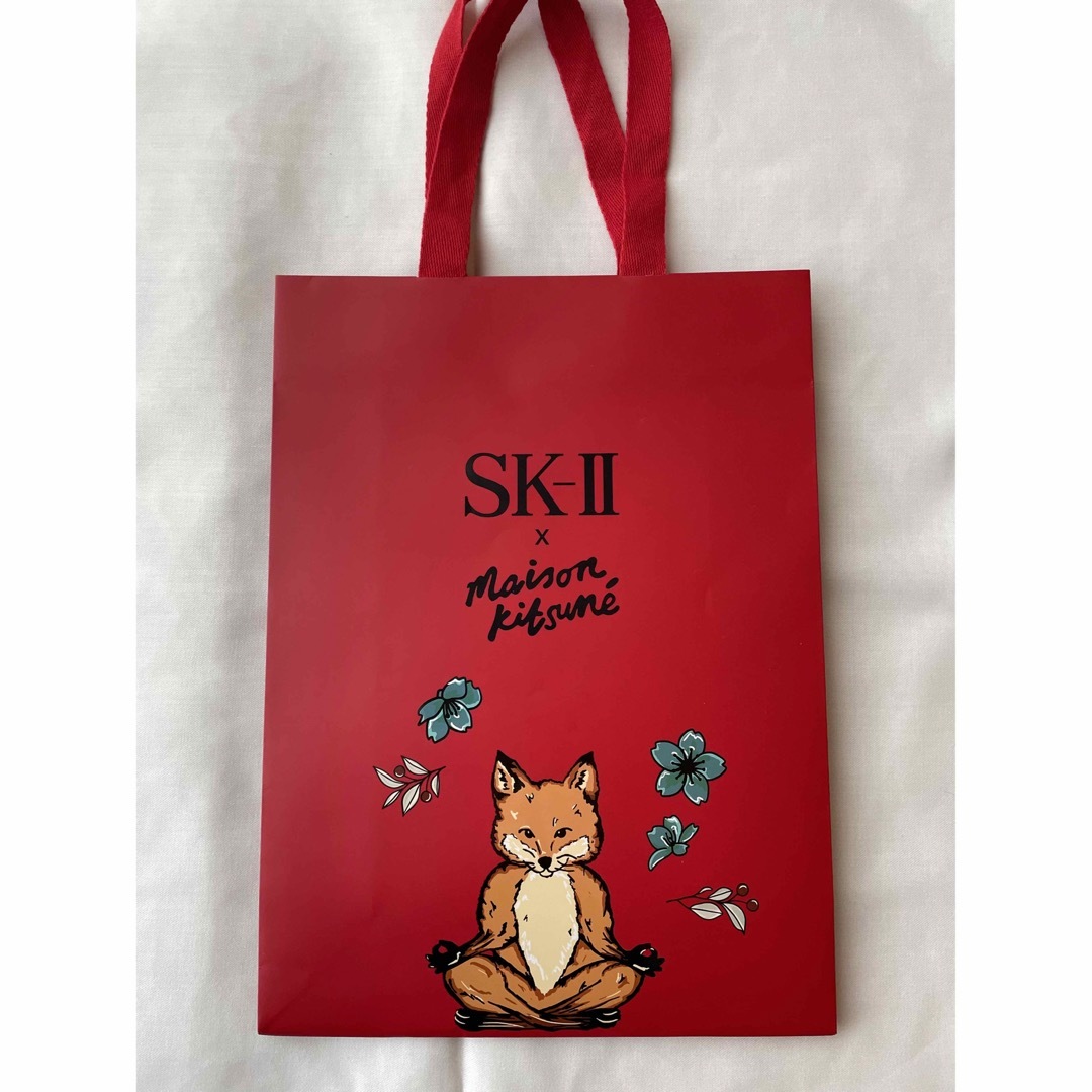 SK-II(エスケーツー)のSK-II  メゾンキツネ　ポーチ　 レディースのファッション小物(ポーチ)の商品写真