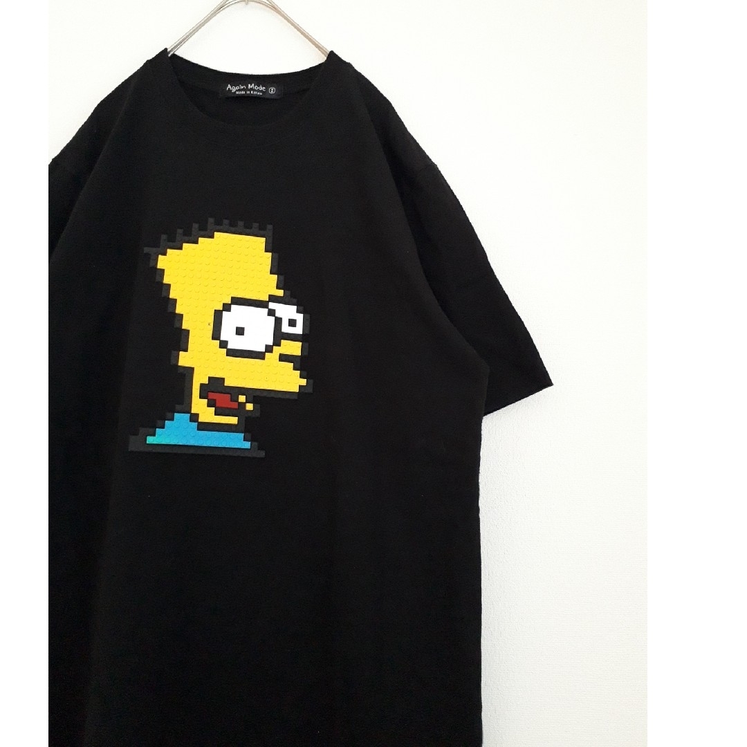 SIMPSON(シンプソン)のシンプソン レゴ風立体パネル Tシャツ メンズのトップス(Tシャツ/カットソー(半袖/袖なし))の商品写真