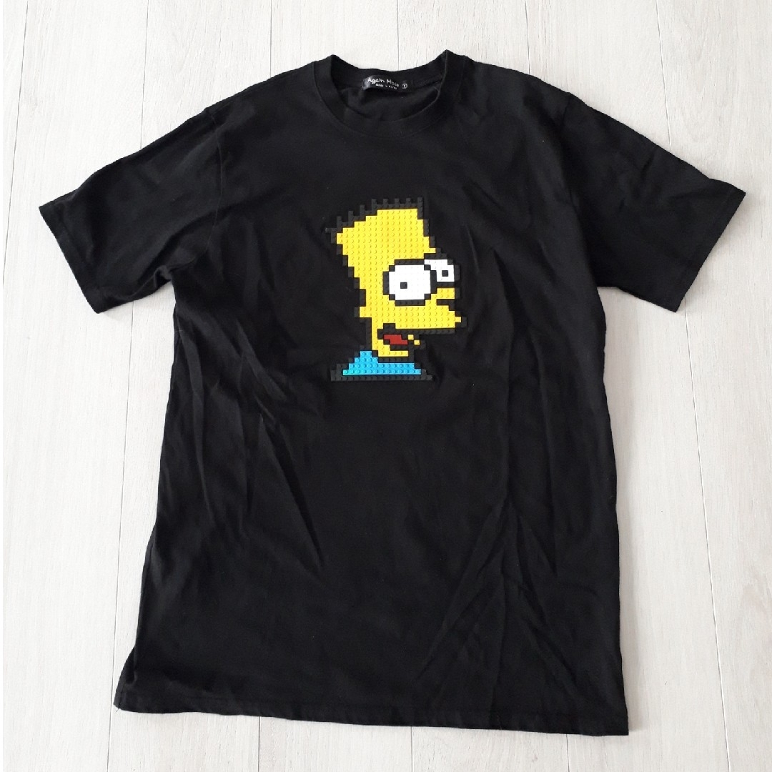 SIMPSON(シンプソン)のシンプソン レゴ風立体パネル Tシャツ メンズのトップス(Tシャツ/カットソー(半袖/袖なし))の商品写真