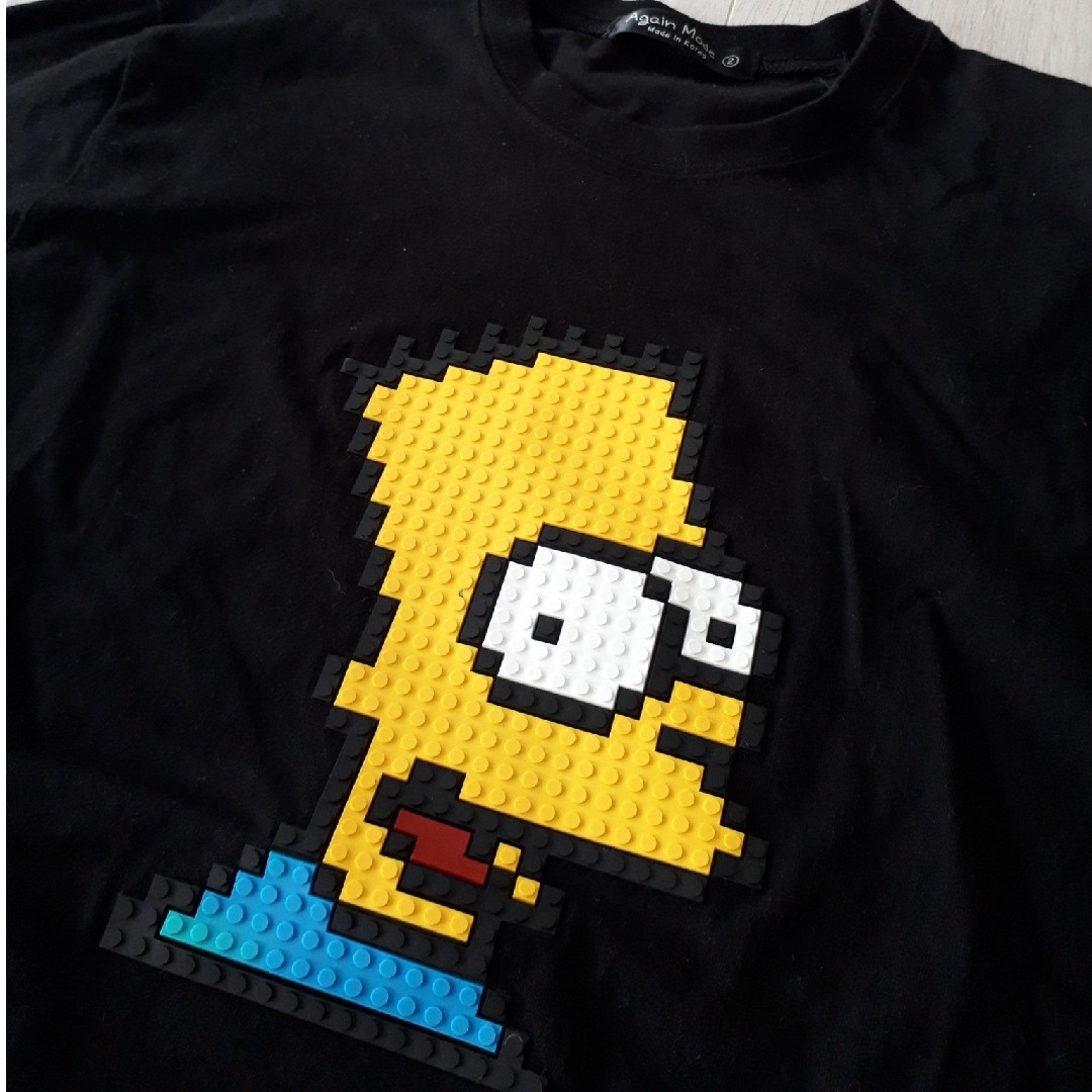 SIMPSON(シンプソン)のシンプソン レゴ風立体パネル Tシャツ メンズのトップス(Tシャツ/カットソー(半袖/袖なし))の商品写真