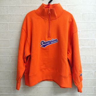 チャンピオン(Champion)のチャンピオン スウェット ジッパー トップス オレンジ 120 新品 送料無料(Tシャツ/カットソー)