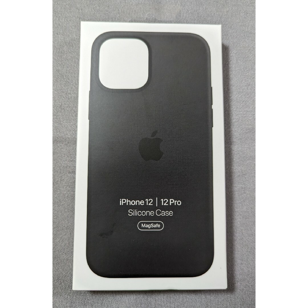 Apple(アップル)のiPhone12/12Pro シリコンケース 黒 Apple純正 未開封新品 スマホ/家電/カメラのスマホアクセサリー(iPhoneケース)の商品写真