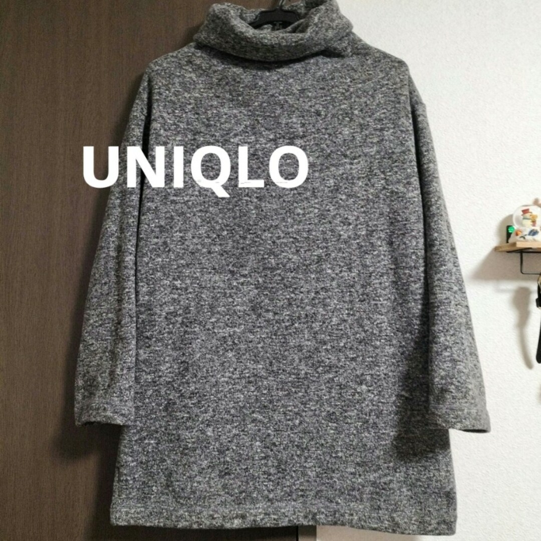 UNIQLO(ユニクロ)のUNIQLO ユニクロ グレー ニット セーター レディースのトップス(ニット/セーター)の商品写真