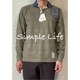 SIMPLE LIFE - 【Simple Life】Long Sleeve Shirt /Green/M