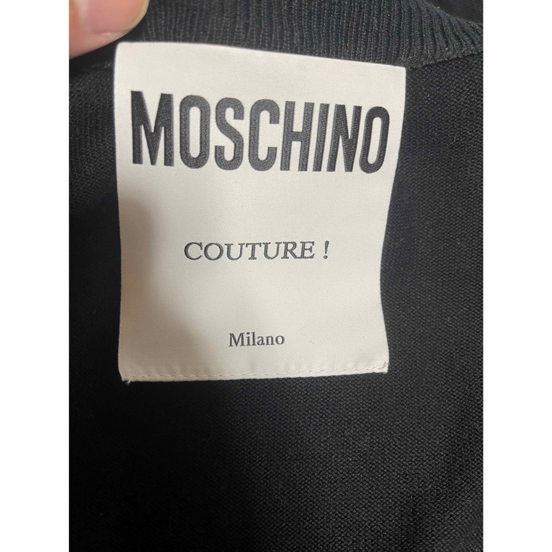 MOSCHINO(モスキーノ)の美品　モスキーノ　ニット　男女兼用　46 Mサイズ　クマちゃん メンズのトップス(ニット/セーター)の商品写真