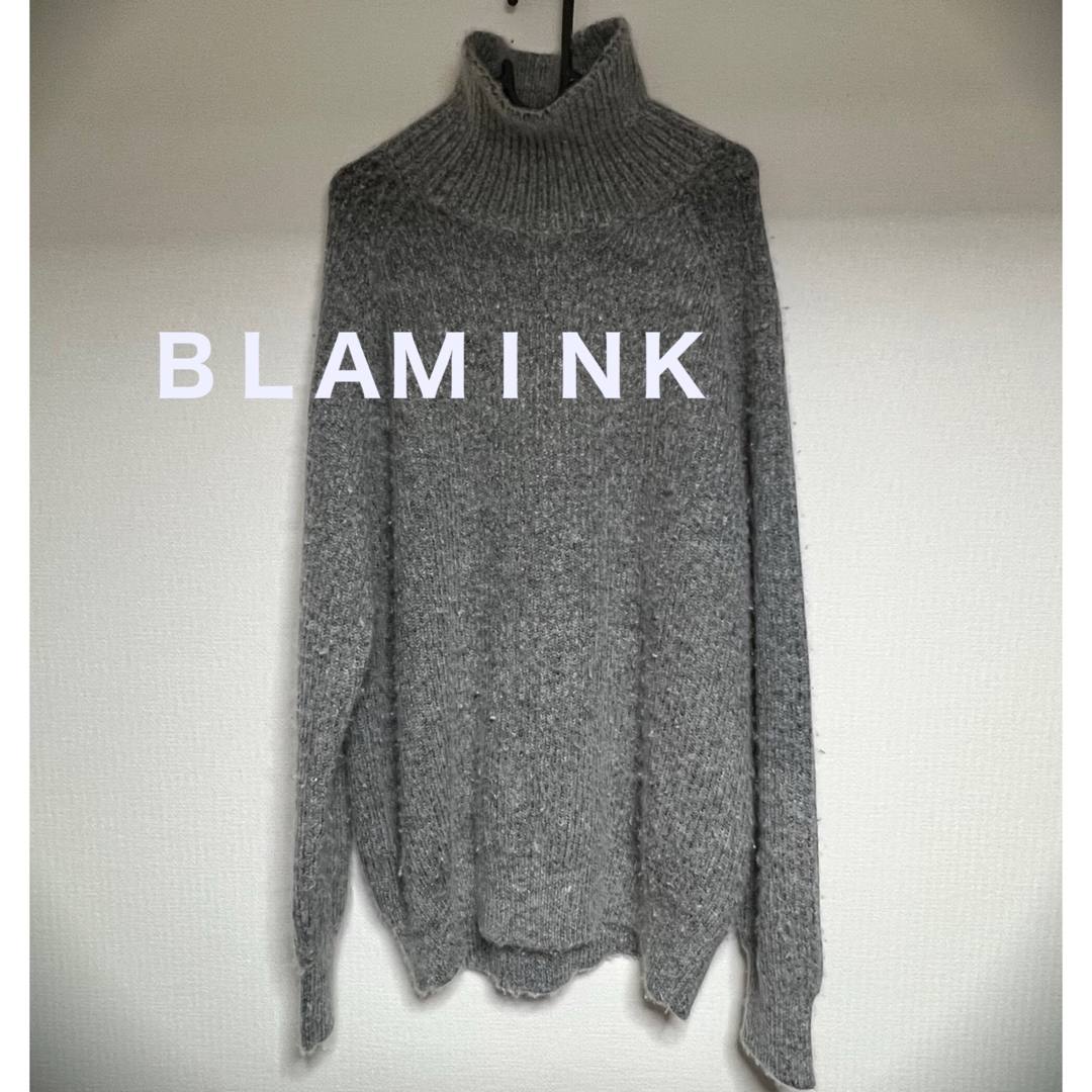 Drawer(ドゥロワー)のブラミンク BLAMINK カシミヤ ウール ハイネック ニット レディースのトップス(ニット/セーター)の商品写真