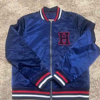 トミーヒルフィガー(TOMMY HILFIGER)のトミーヒルフィガー　ジップジャケット　レディースM(ダウンジャケット)