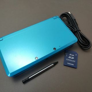 ニンテンドー3DS(ニンテンドー3DS)の安心の整備済み！◆任天堂3DS 中古本体◆ライトブルー◆69(携帯用ゲーム機本体)