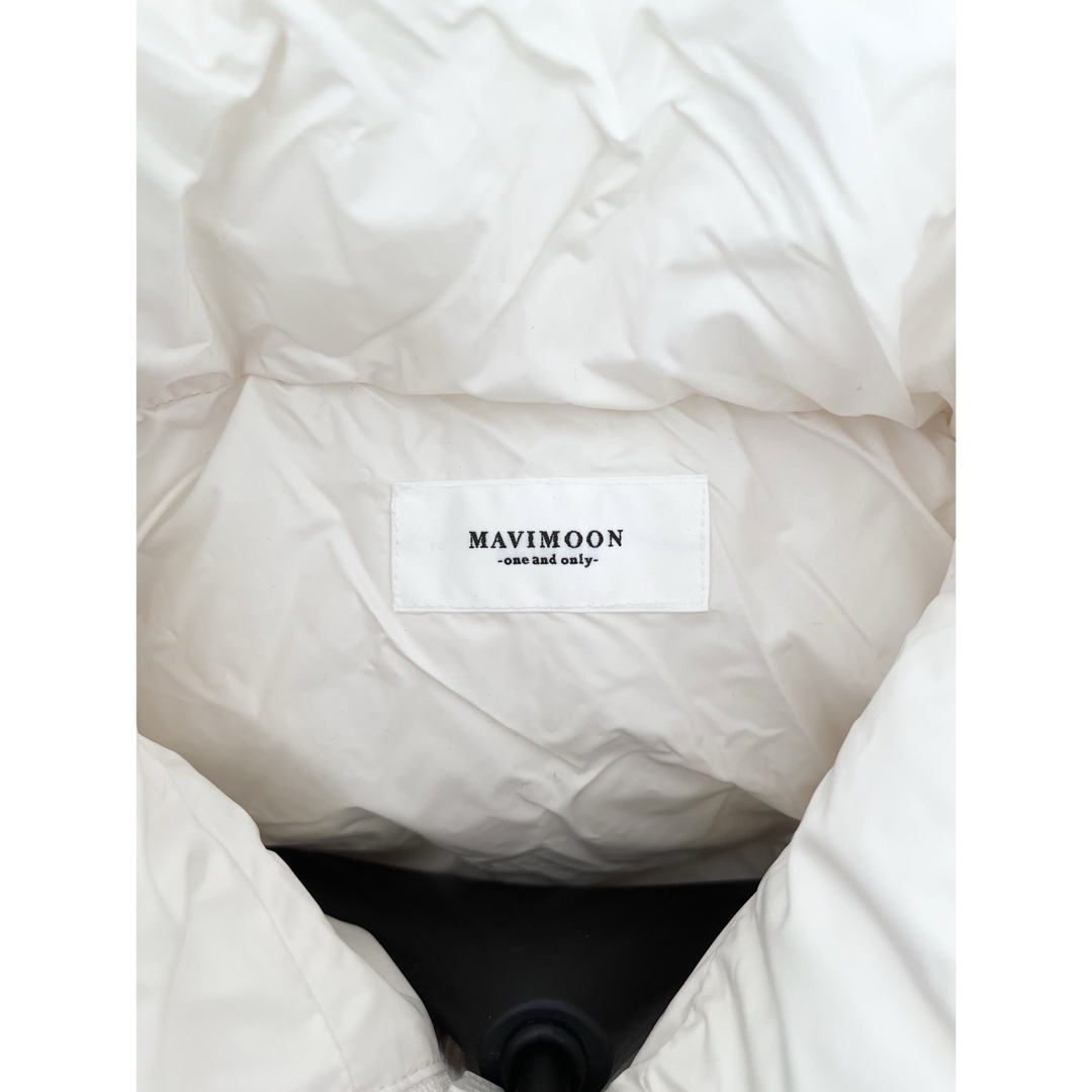 mavimoon ダウンジャケット　ホワイト レディースのジャケット/アウター(ダウンジャケット)の商品写真