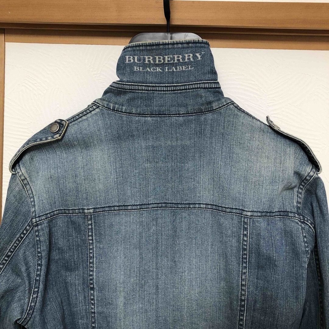 BURBERRY BLACK LABEL(バーバリーブラックレーベル)のジージャン　バーバリーブラックレーベル　メンズ　Lサイズ メンズのジャケット/アウター(Gジャン/デニムジャケット)の商品写真