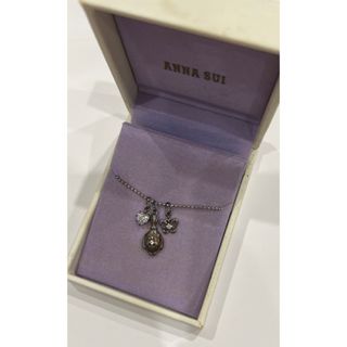 アナスイ(ANNA SUI)の新品　ANNA SUI シルバーネックレス 手鏡 蝶々 ハート 限定 リミテッド(ネックレス)