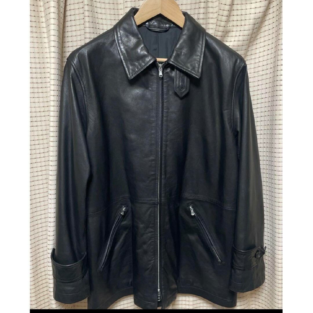 YOKE(ヨーク)のYOKE 23SS GOAT LEATHER ZIP BLOUSON メンズのジャケット/アウター(ブルゾン)の商品写真