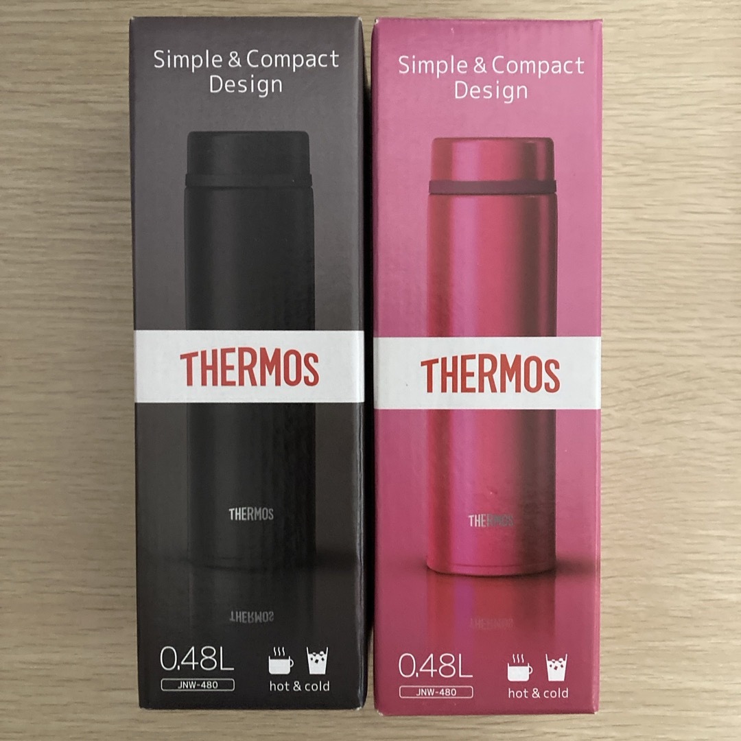 THERMOS(サーモス)の真空断熱ケータイマグ2個セット キッズ/ベビー/マタニティの授乳/お食事用品(水筒)の商品写真