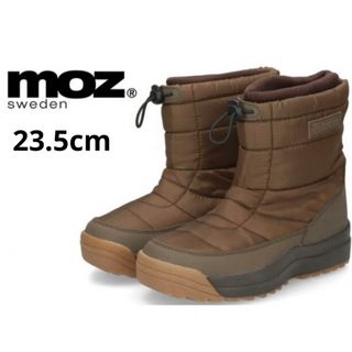 モズ(moz)のmoz 23.5 スパイク付き スノーブーツ 滑り止め 撥水 モズ 新品(ブーツ)