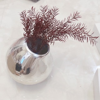 ZARA HOME - タイムセール⭐️ザラホーム　シルバー　フラワーベース　花瓶　置物
