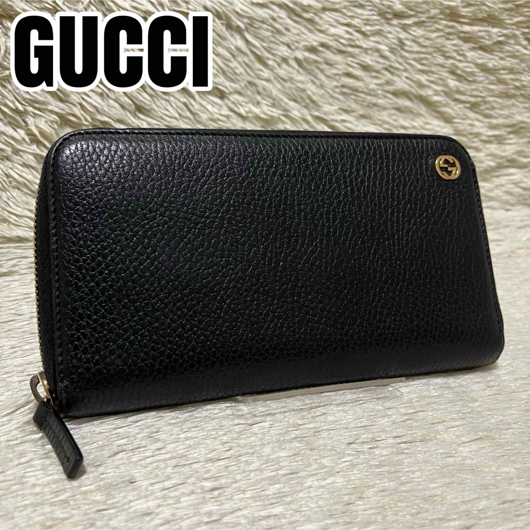 Gucci - 639✨美品✨グッチ 長財布 インターロッキングG ラウンド