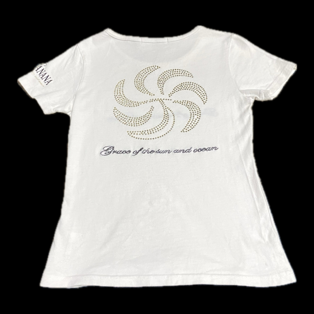 877*7(BANANA SEVEN)(バナナセブン)のバナナセブン BANANA SEVEN サーフ カジュアル ホワイトゴールド S レディースのトップス(Tシャツ(半袖/袖なし))の商品写真