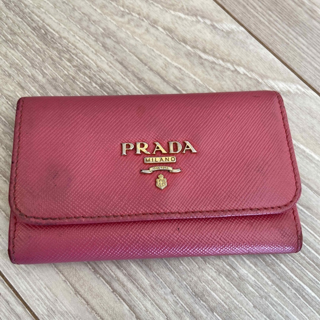 PRADA(プラダ)のプラダ PRADA キーケース サフィアーノ レディースのファッション小物(キーケース)の商品写真