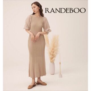 ランデブー(RANDEBOO)の【送料無料】RANDEBOO Puff knit op ワンピース FREE(ロングワンピース/マキシワンピース)