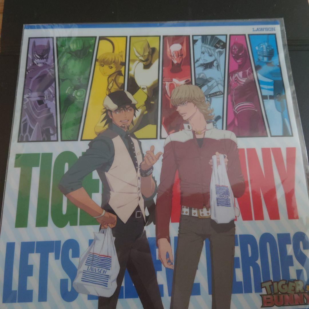 [当選通知書付き] TIGER＆BUNNY クリアポスター Wチャンス当選品 エンタメ/ホビーのアニメグッズ(ポスター)の商品写真